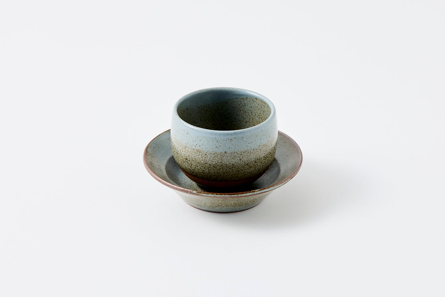 FD Nagi Sencha Teacup & Saucer Hasami Porcelain