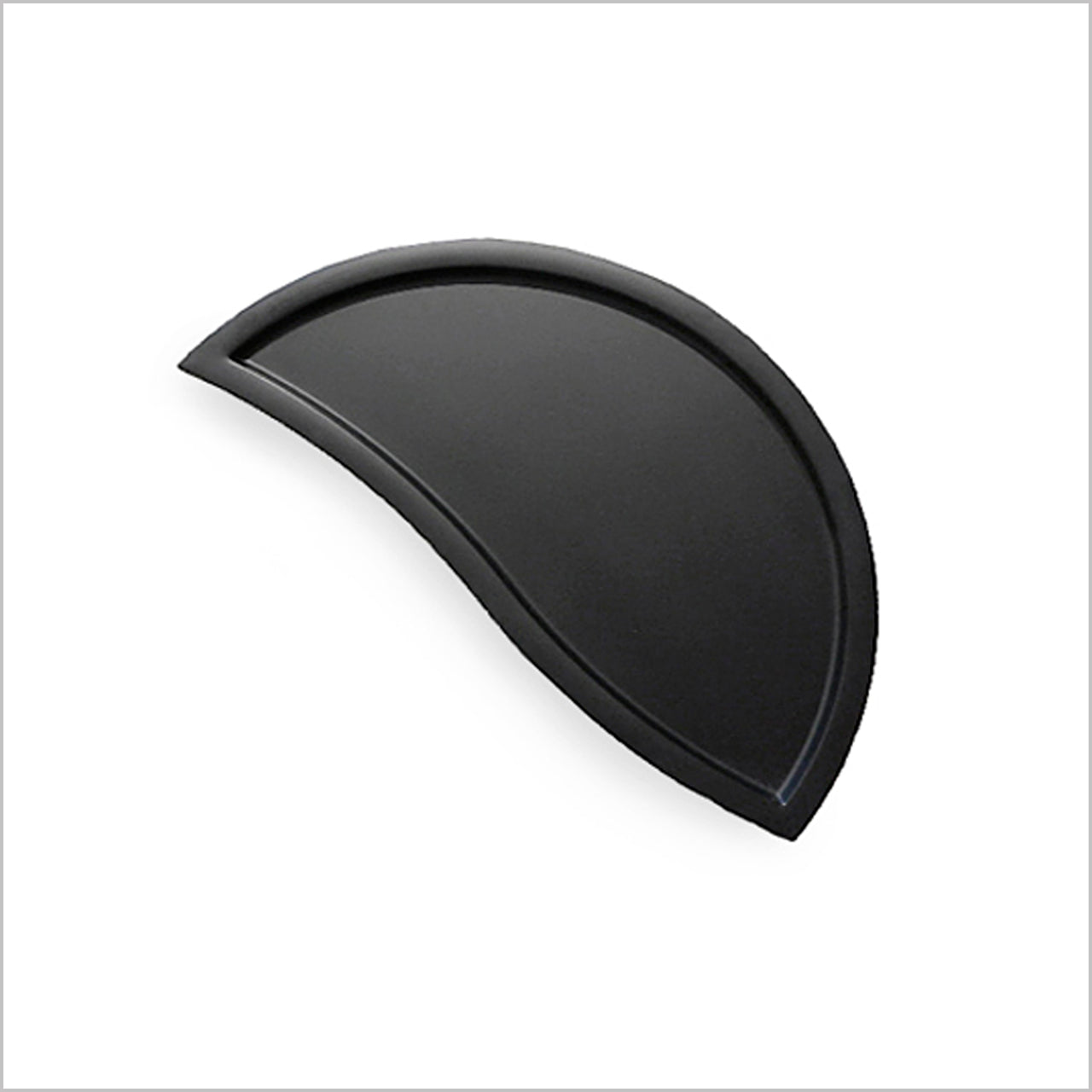 couple plate / matte black