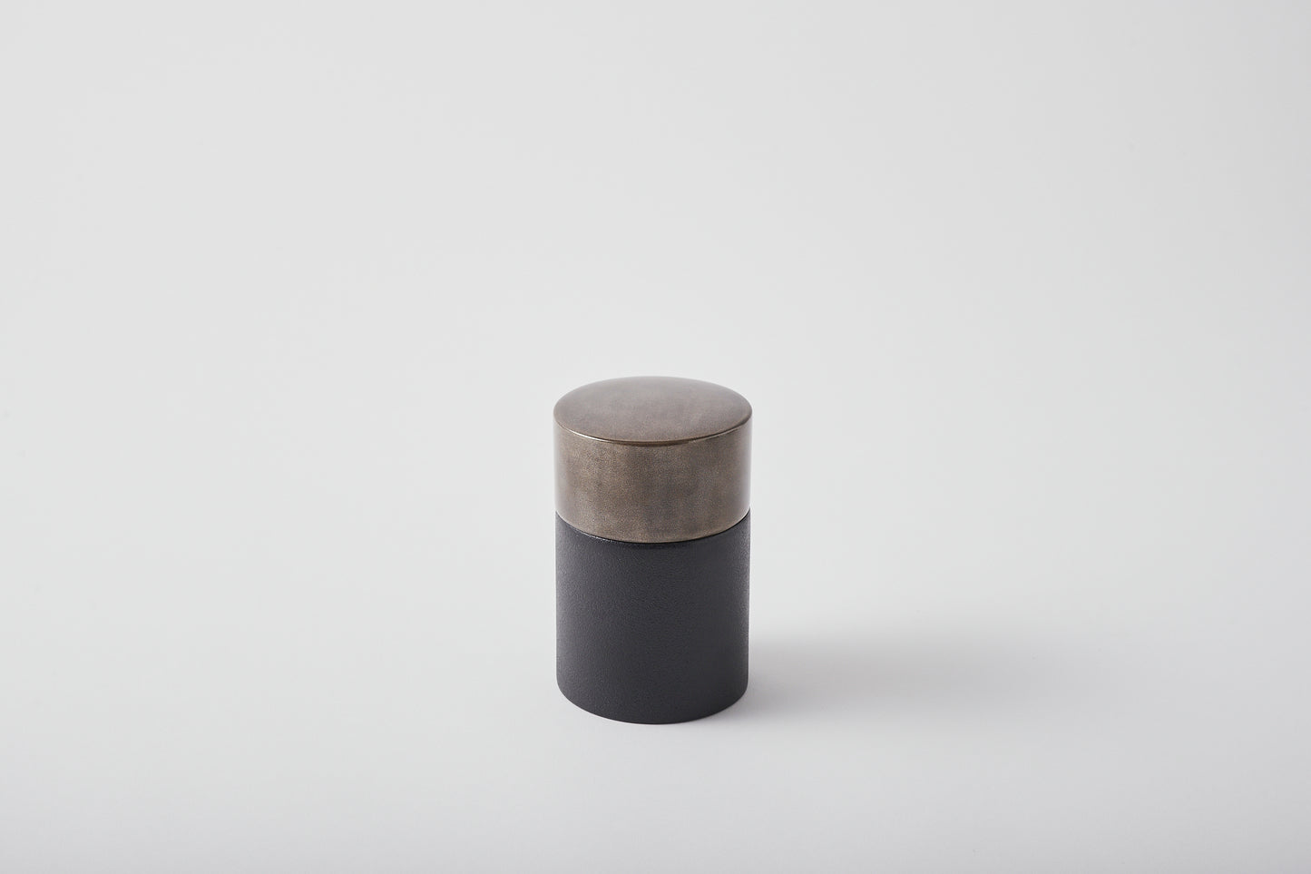 Tea Canister Silver Decor (Medium-Long)