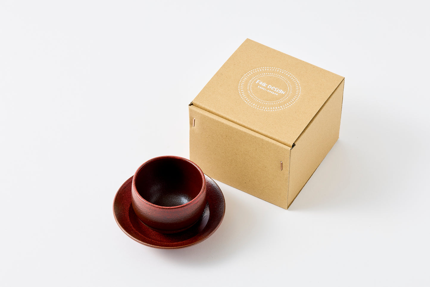 FD Akatsuki Sencha Teacup & Saucer Hasami Porcelain