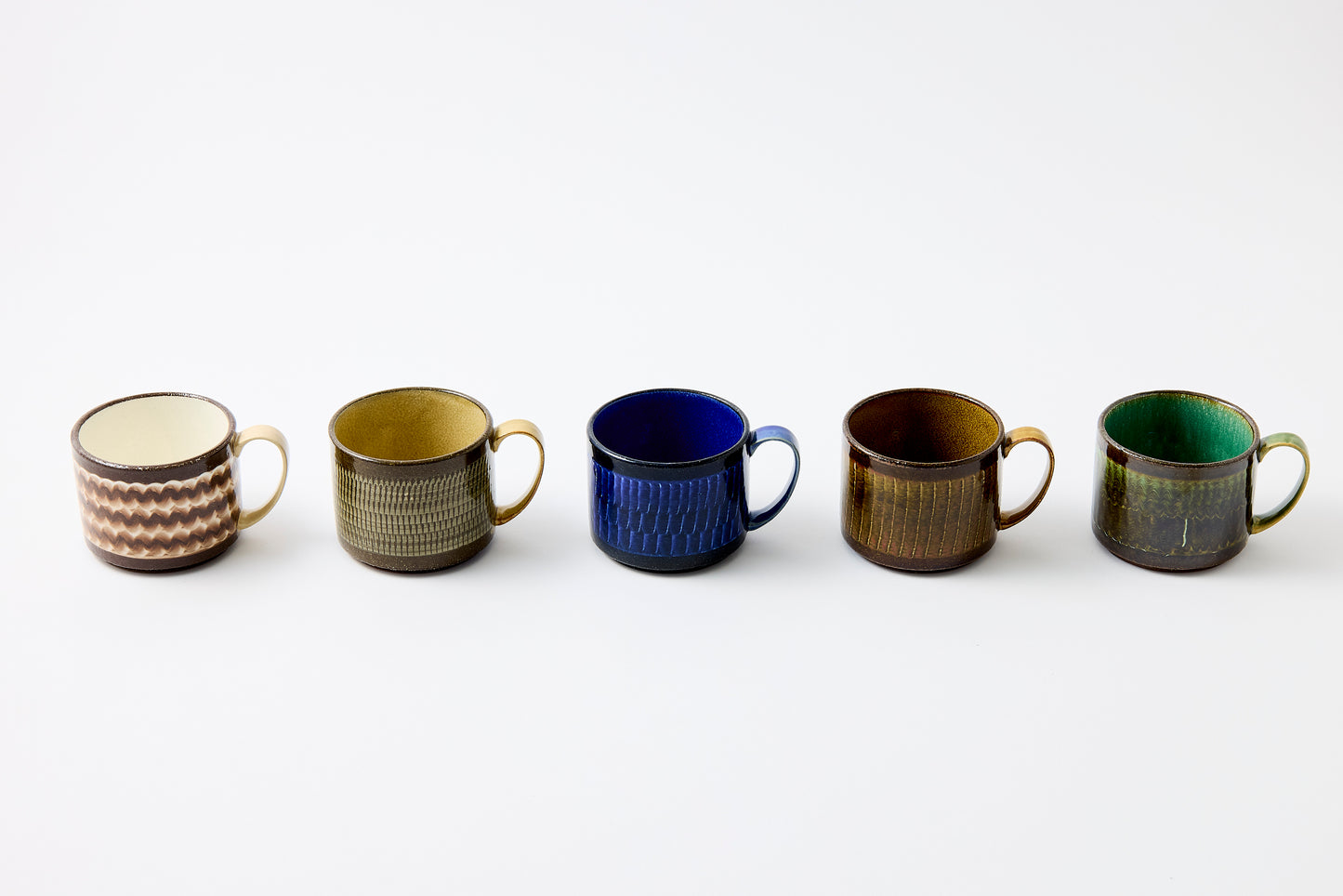 FD Amber Glaze Brush Stroke Mug Hasami Porcelain