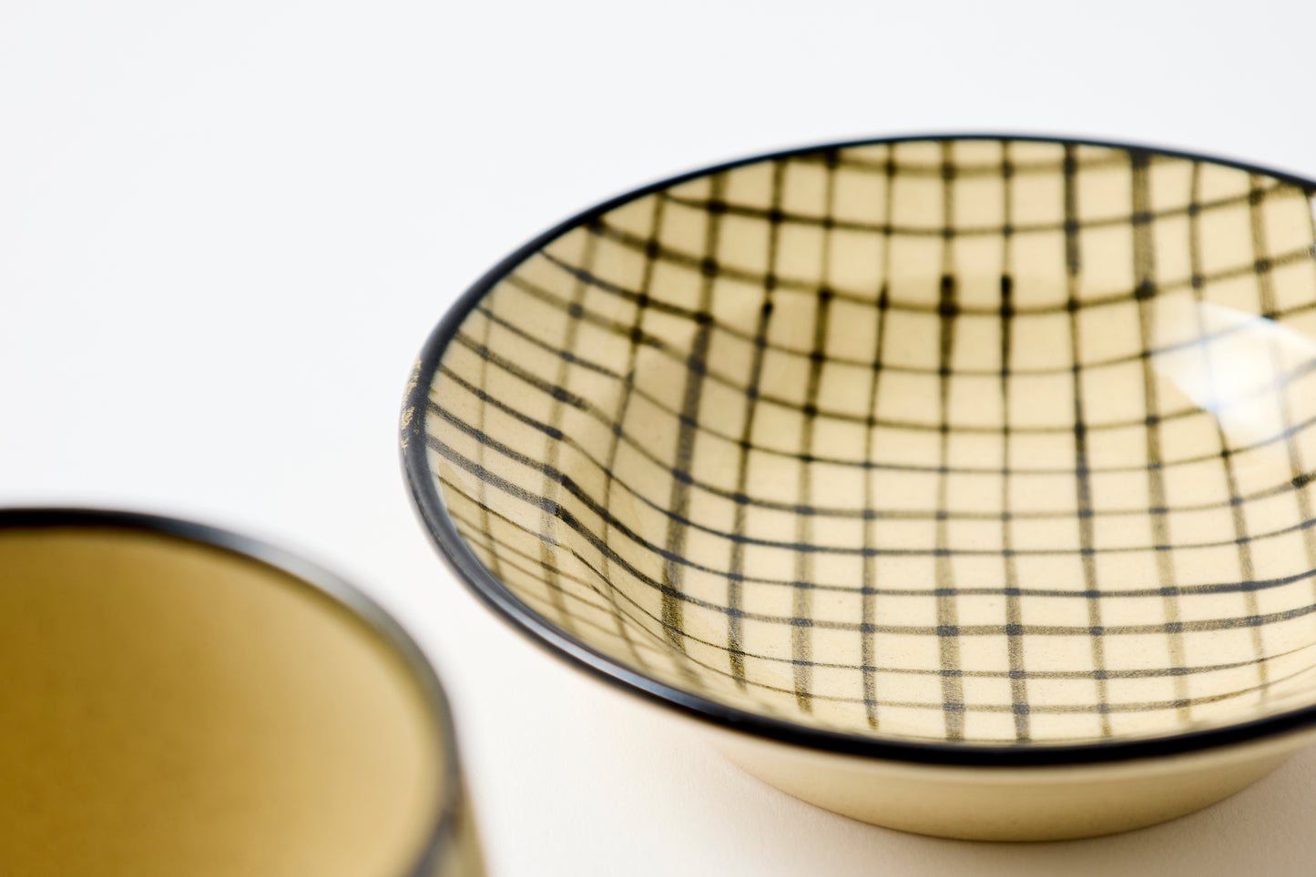 FD Lattice Sencha Teacup & Saucer Hasami Porcelain