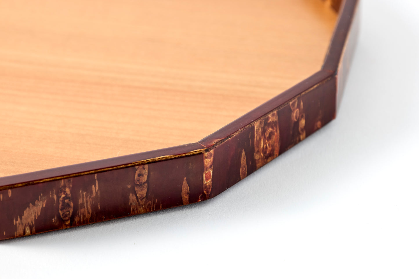 12-Sided Tray (Small) – Cherry Wood