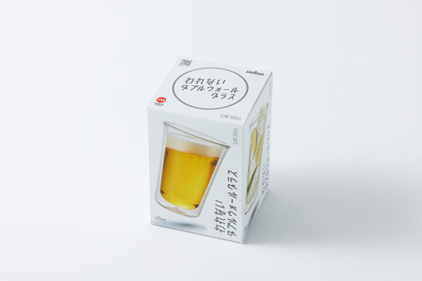 Unbreakable Double-Wall Glass Slim 300ml