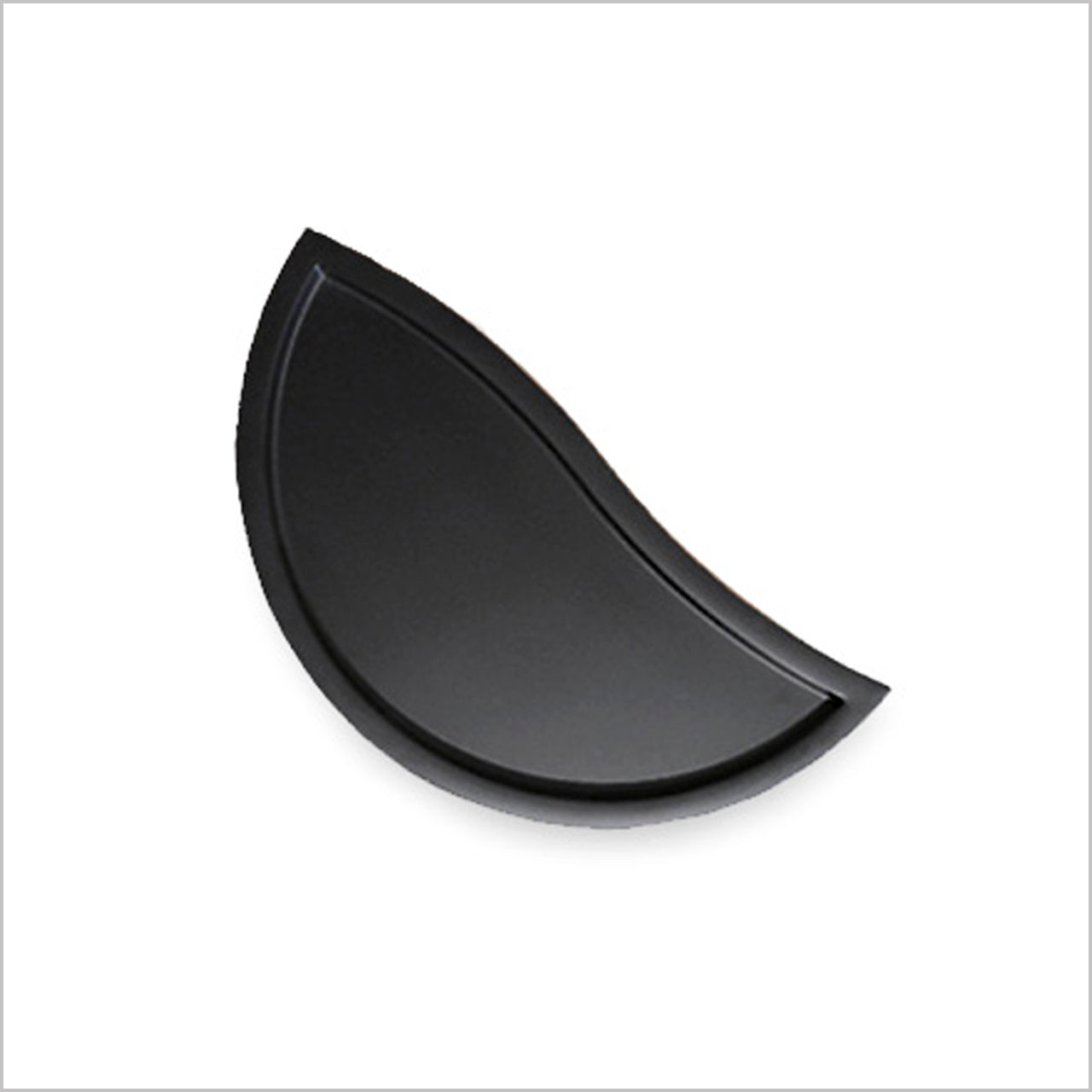 couple plate / matte black