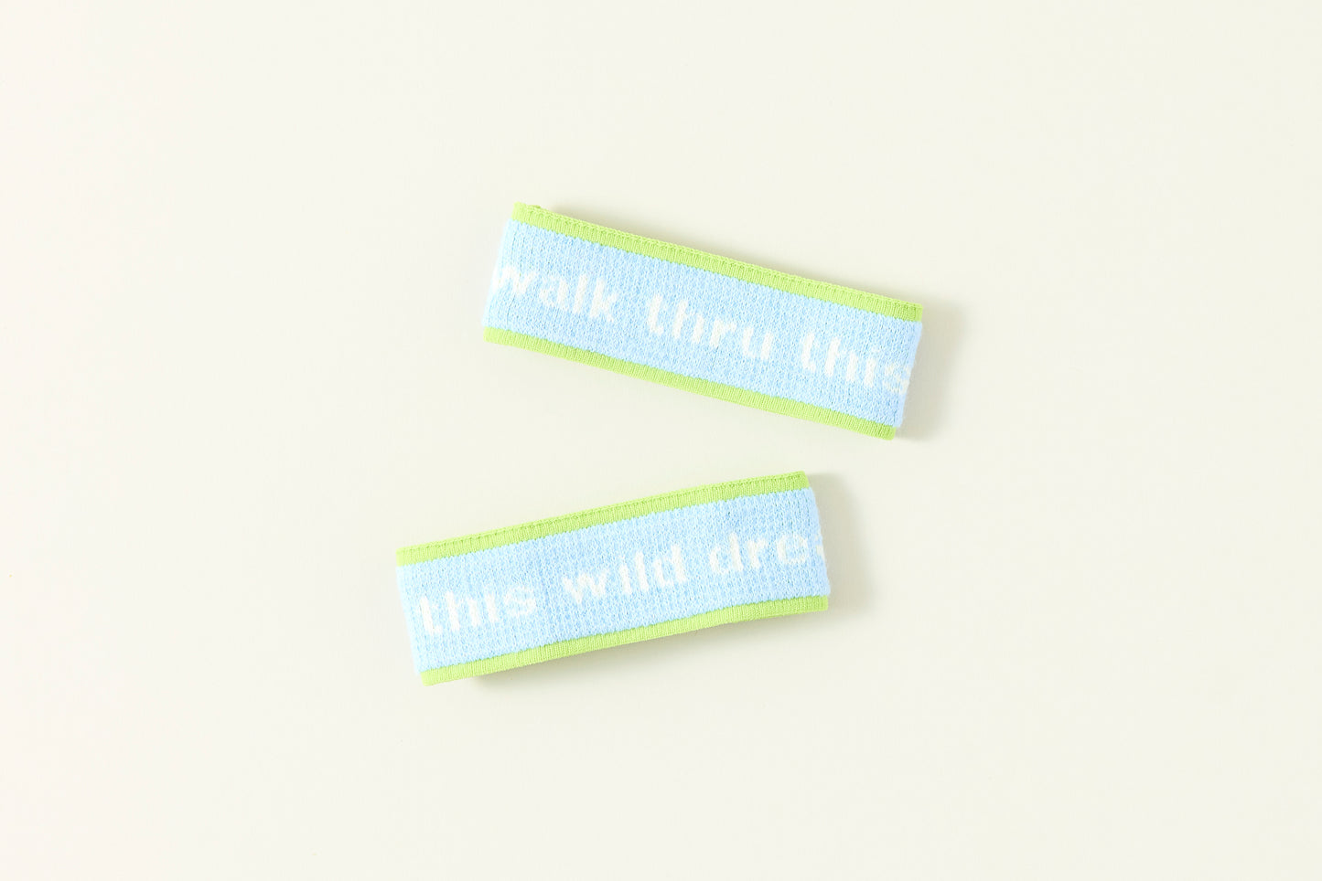 ankle bands / walk through this wild dream.