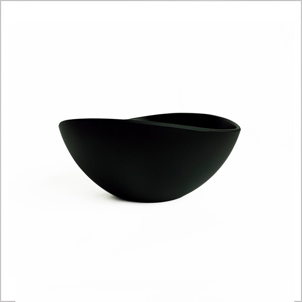 wave bowl / matte black
