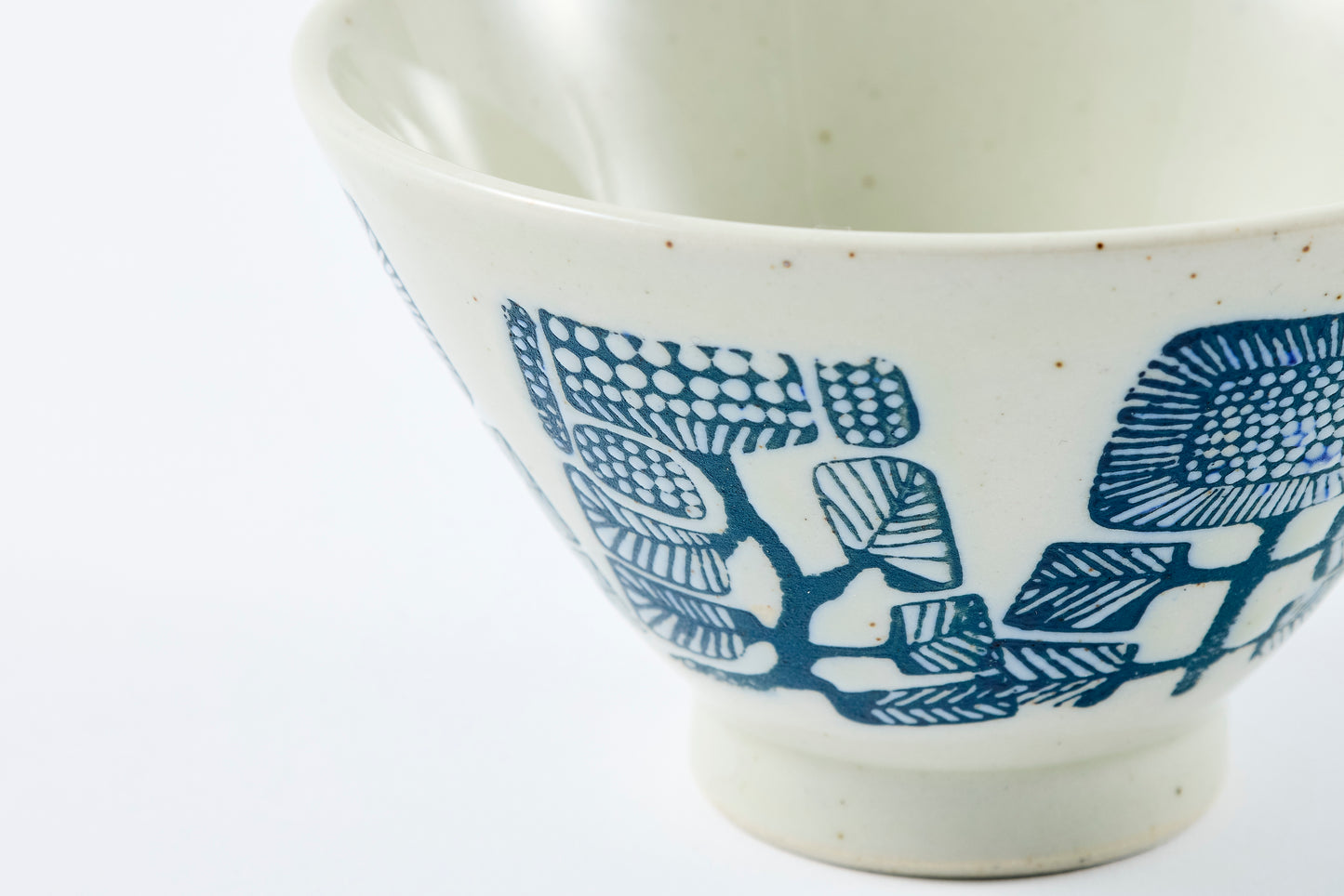 Inban AZTECA Rice Bowl Hasami Porcelain