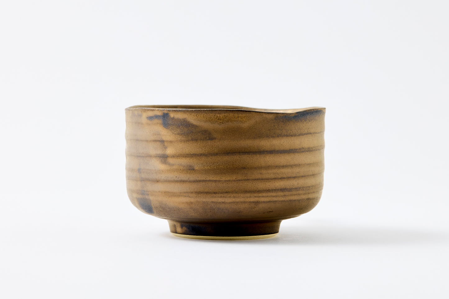 FD Gold Mud Glaze Nodate Matcha Bowl Hasami Porcelain