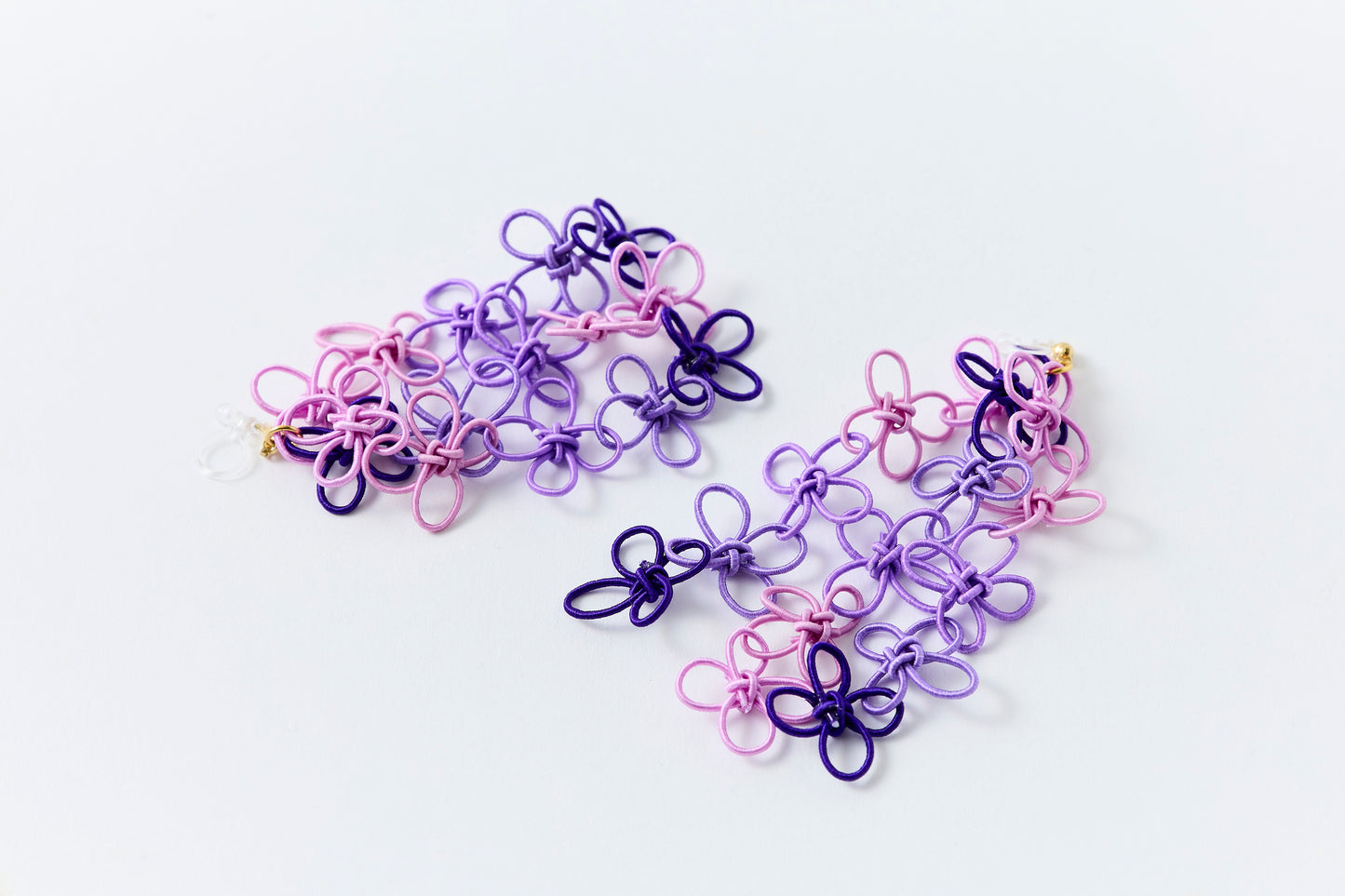 Flower Garden | Non-Pierced Earrings (Resin) - Wisteria Melody