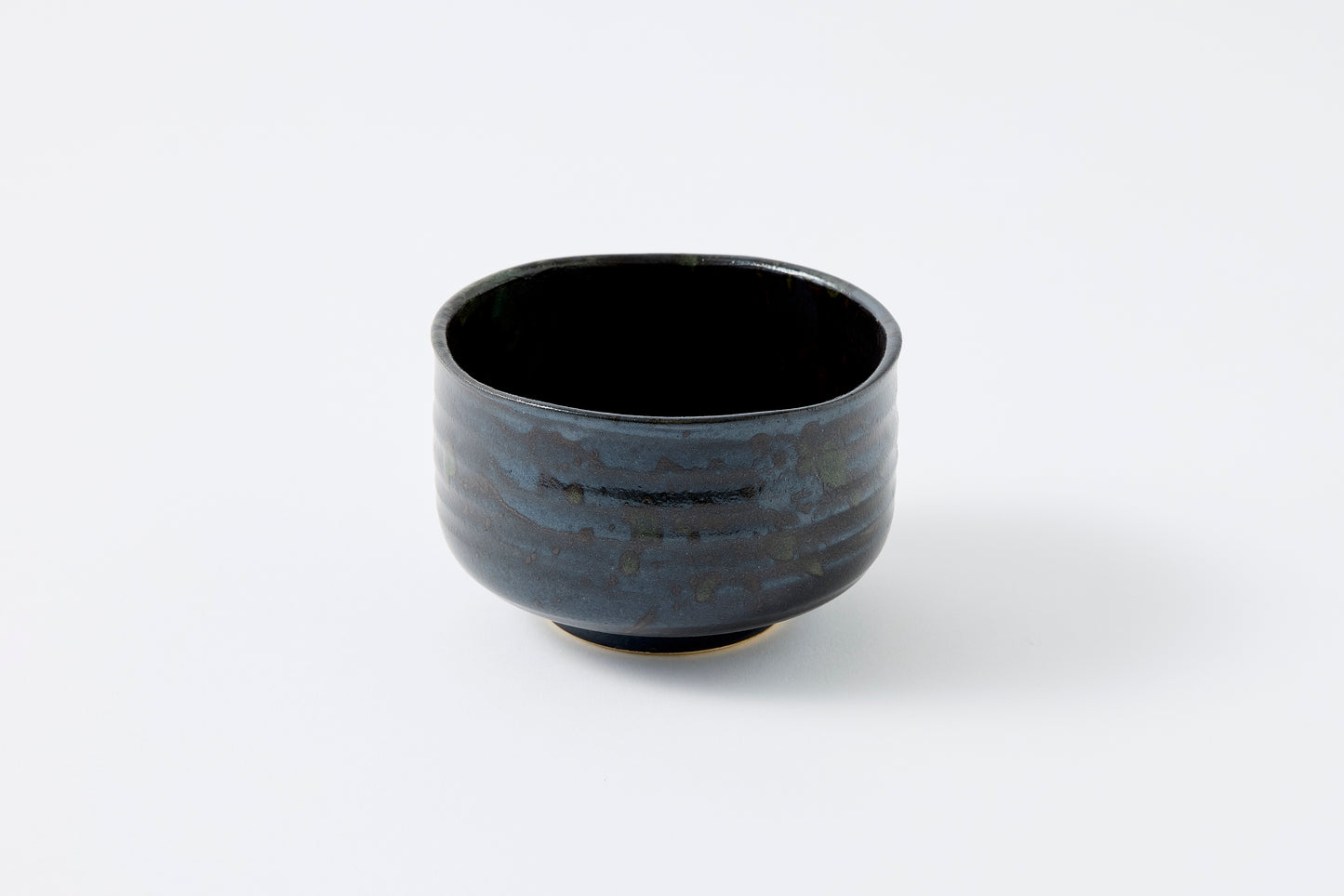 FD Black Glaze Matcha Bowl Nodate Hasami Porcelain