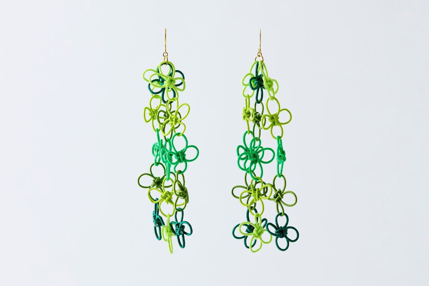 Flower Garden | Hook Pierced Earrings - Forest Breeze