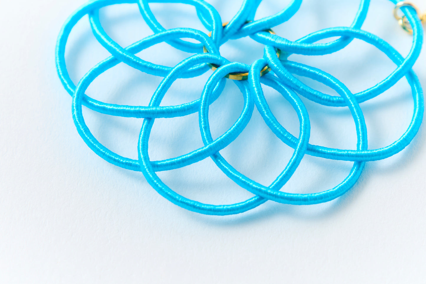 Hana Wind Chime | Post Earrings - Light Blue