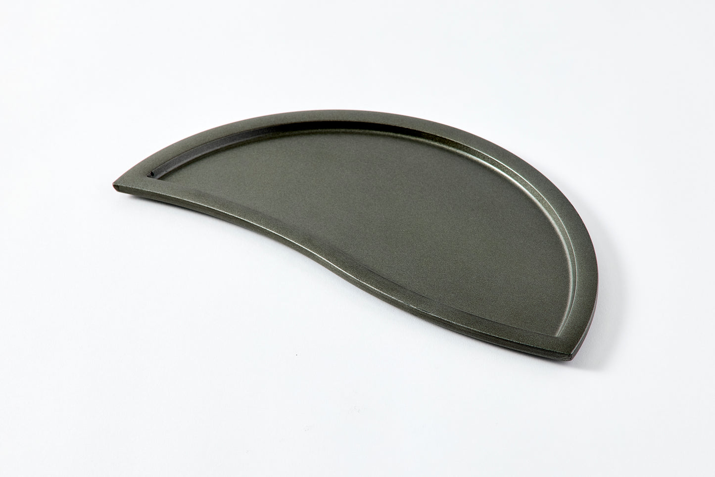 couple plate / silver metallic