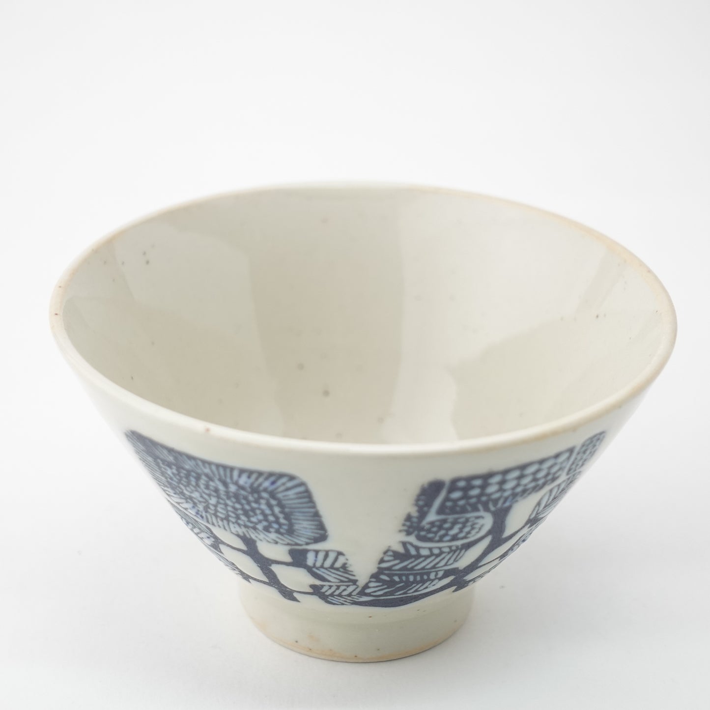 Inban AZTECA Rice Bowl Hasami Porcelain