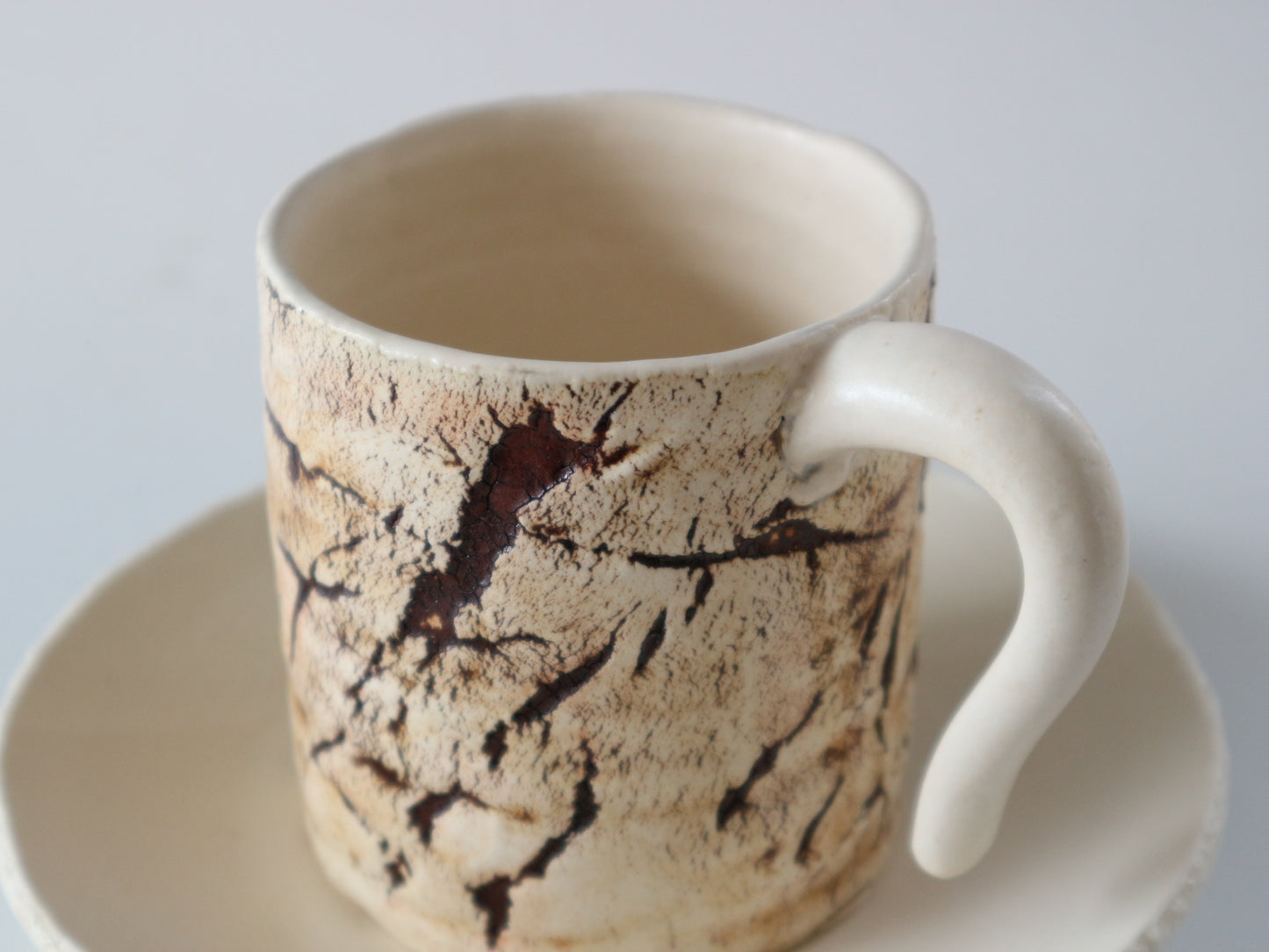 Coffee Cup & Saucer (White)