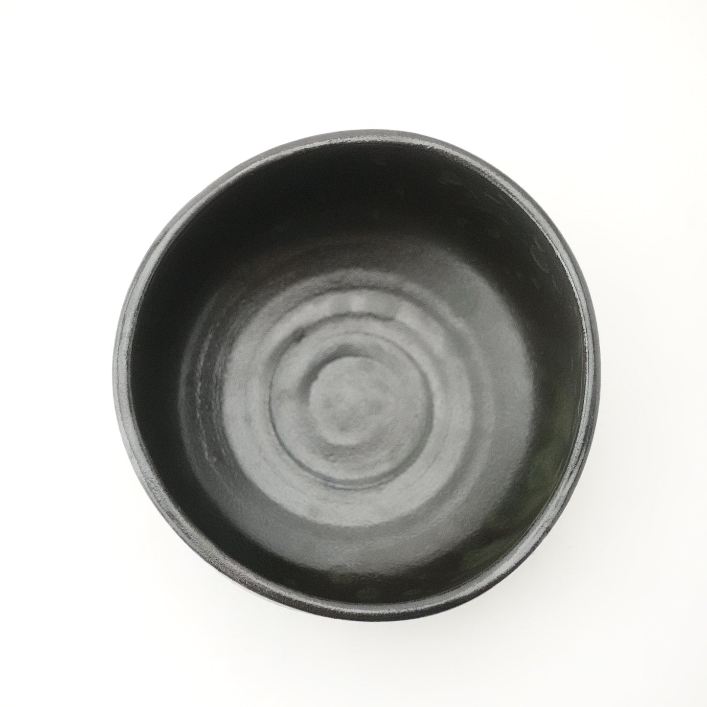 FD Black Glaze Matcha Bowl Nodate Hasami Porcelain