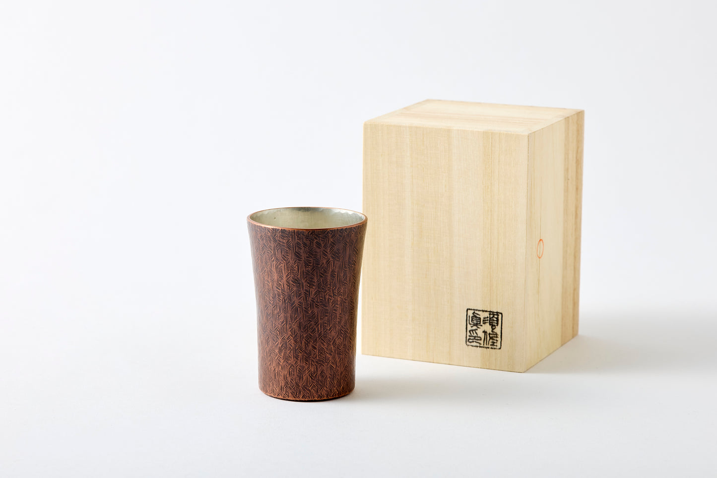 Mini Tumbler – Crossed Blades / Oxidized Copper