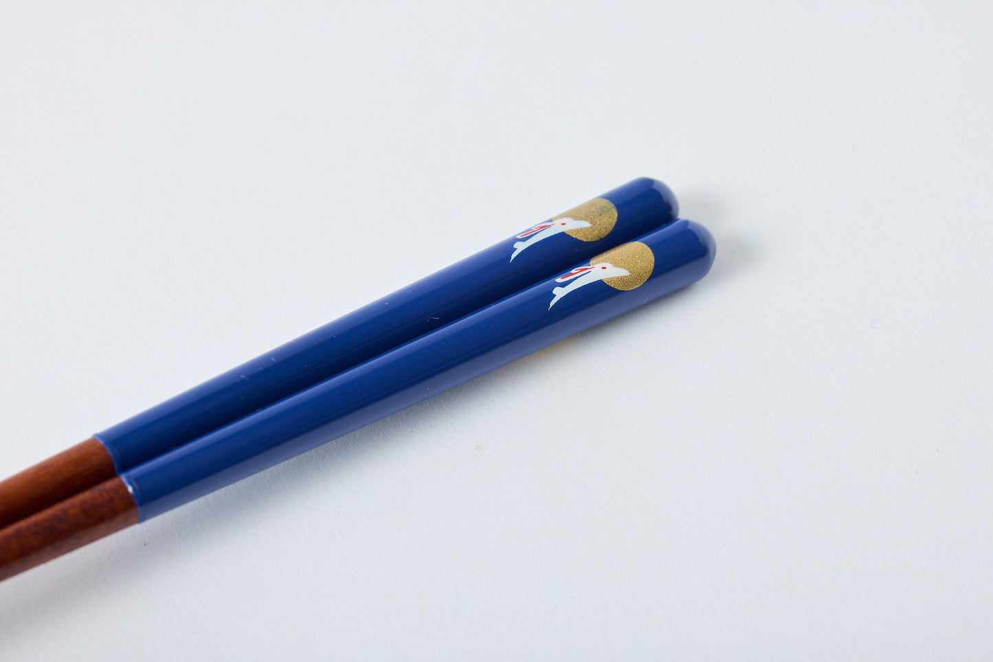 Dishwasher-Safe Moon Rabbit Chopsticks Blue 16cm