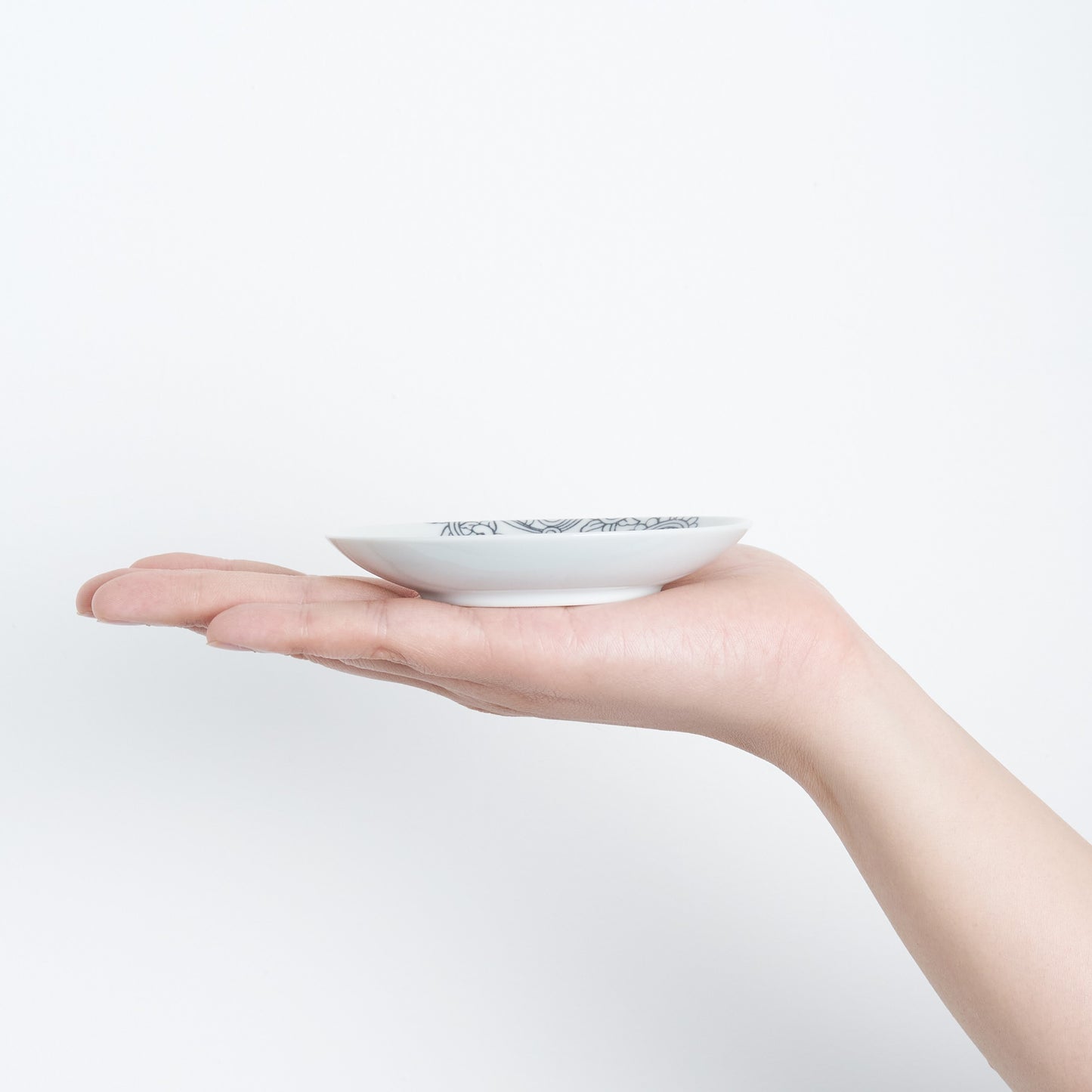 Early Nabeshima Komon Small Plate Imari Porcelain