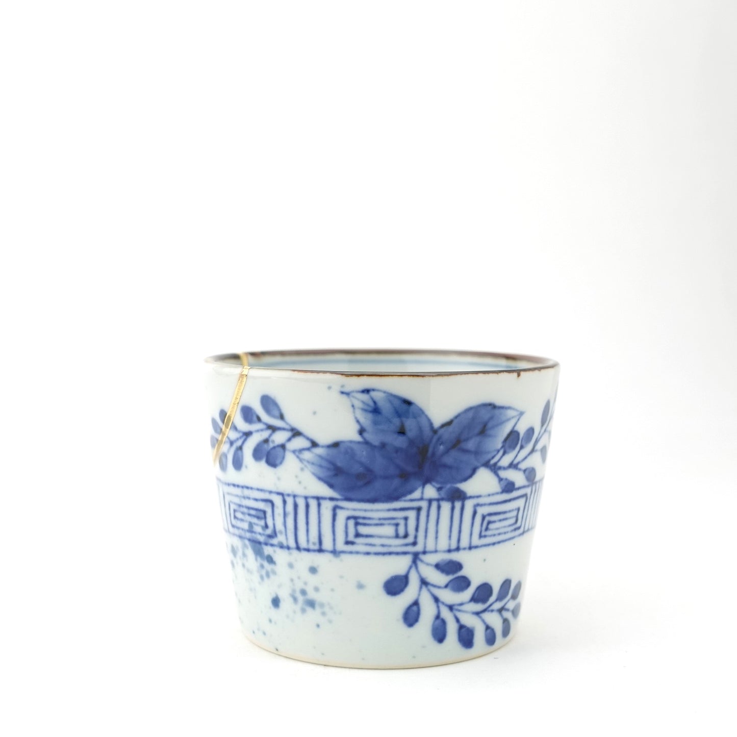 Gold Line Kosome Bush Clover Sobachoko Imari Porcelain