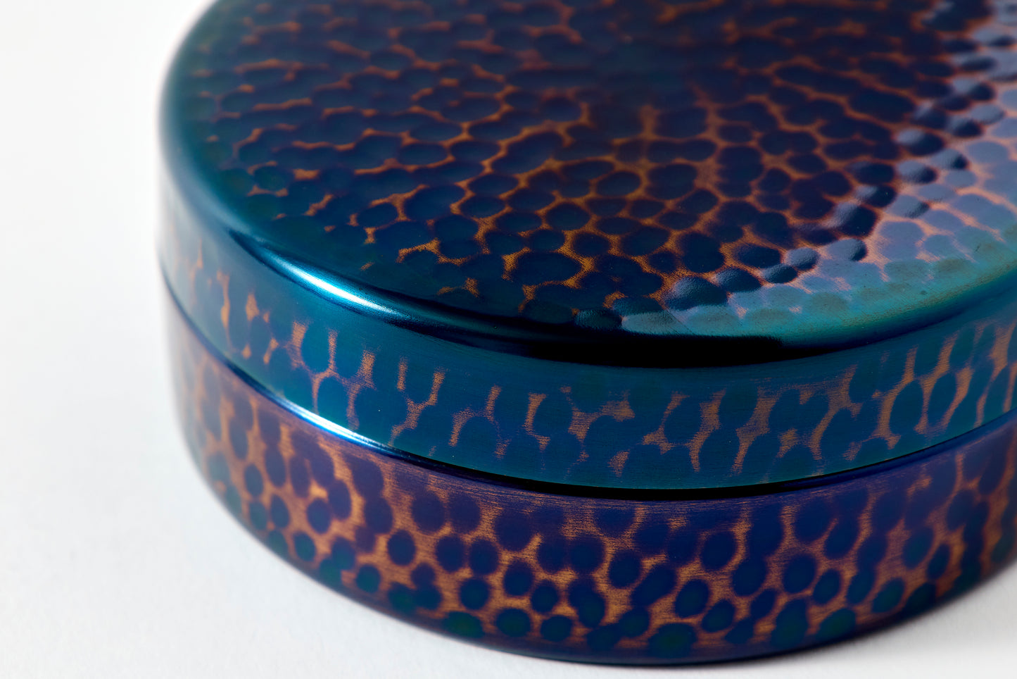 Hammered Pure Copper Tea Canister – Small (50g)