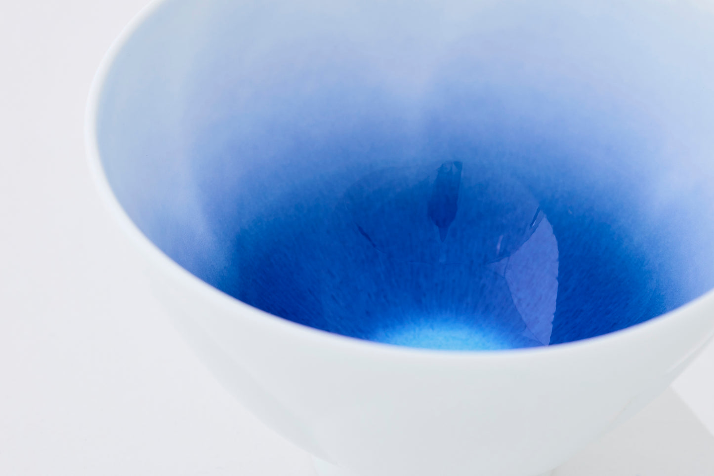 WANOKA Flower-Shaped Teacup BL Arita Porcelain