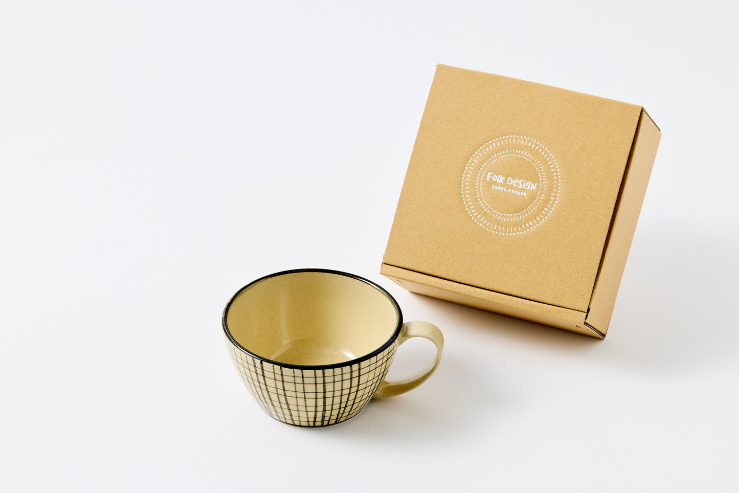 FD Lattice Soup Mug Hasami Porcelain