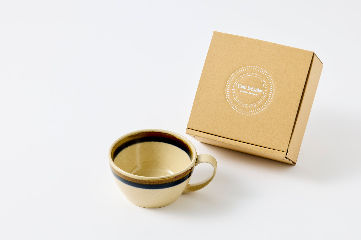 FD Two-Tone Wrapped rapped Soup Mug Hasami Porcelain
