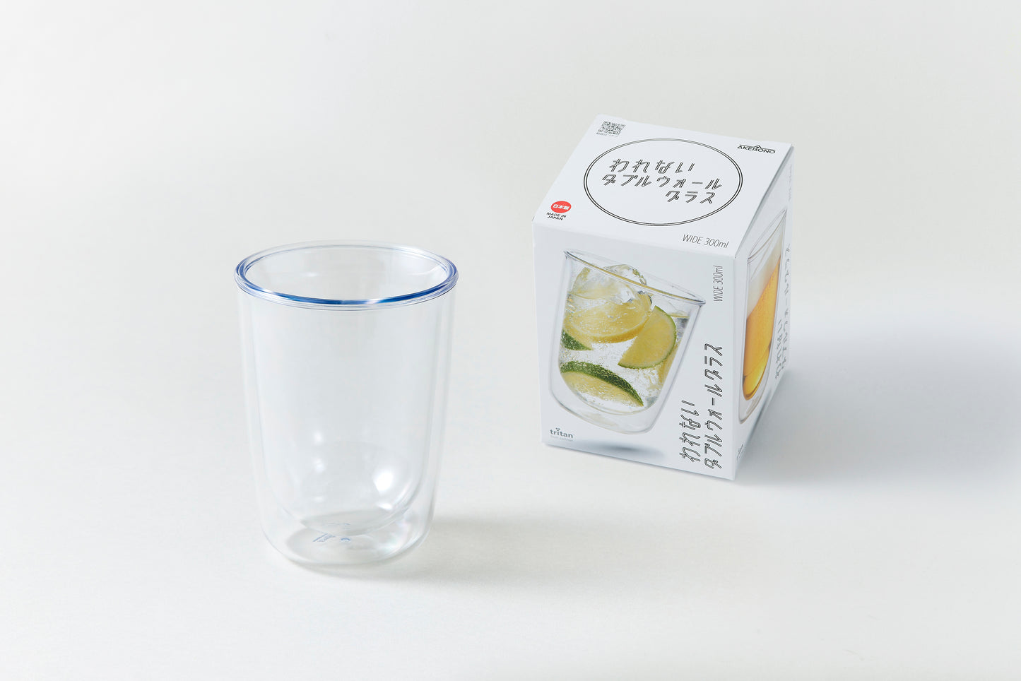 Unbreakable Double-Wall Glass Wide 300ml