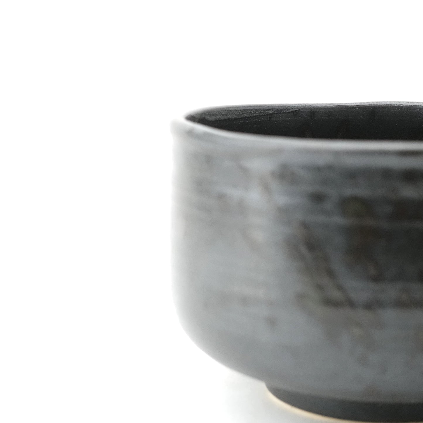 FD Black Glaze Matcha Bowl Nodate Hasami Porcelain