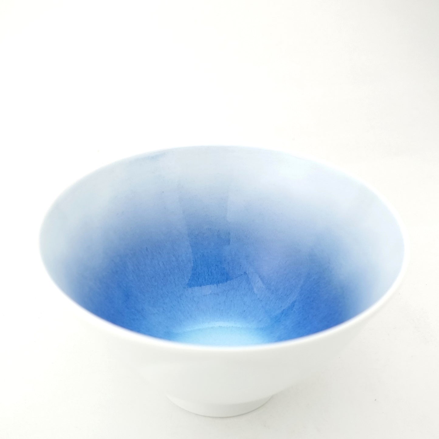 WANOKA Flower-Shaped Rice Bowl BL Arita Porcelain