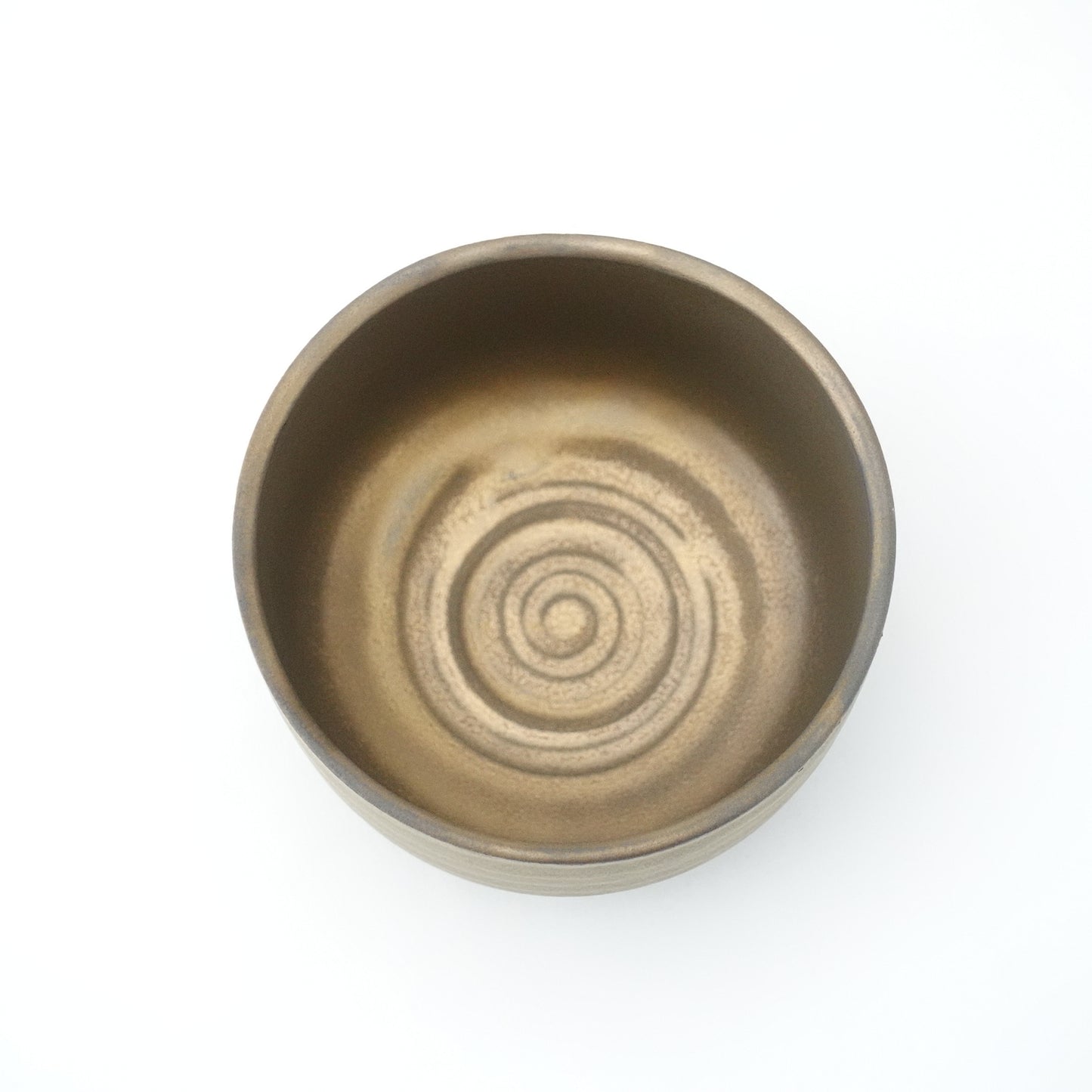 FD Gold Mud Glaze Nodate Matcha Bowl Hasami Porcelain