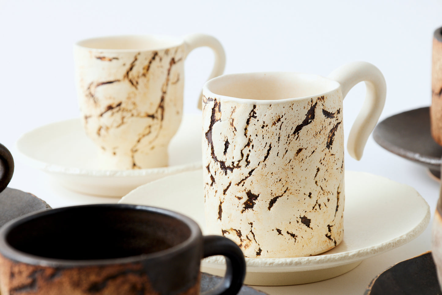 Coffee Cup & Saucer (White)