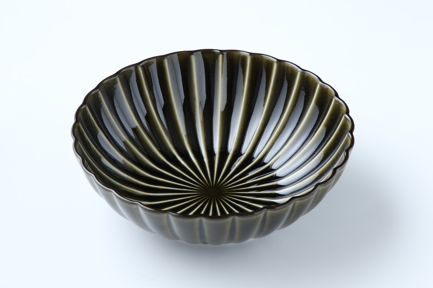 8-inch Bowl Rikyu Green