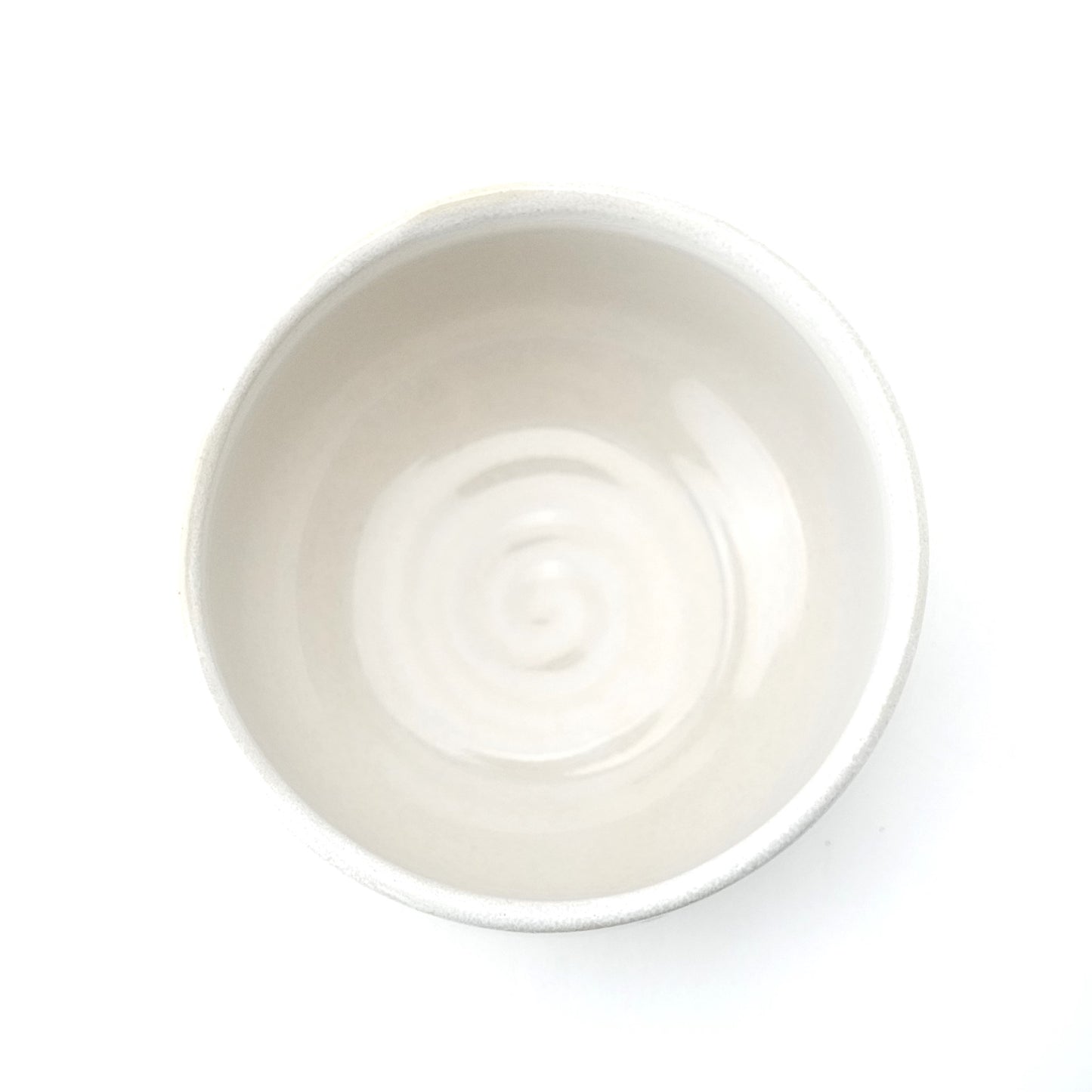 FD White Glaze White Karatsu Drip Nodate Matcha Bowl Hasami Porcelain