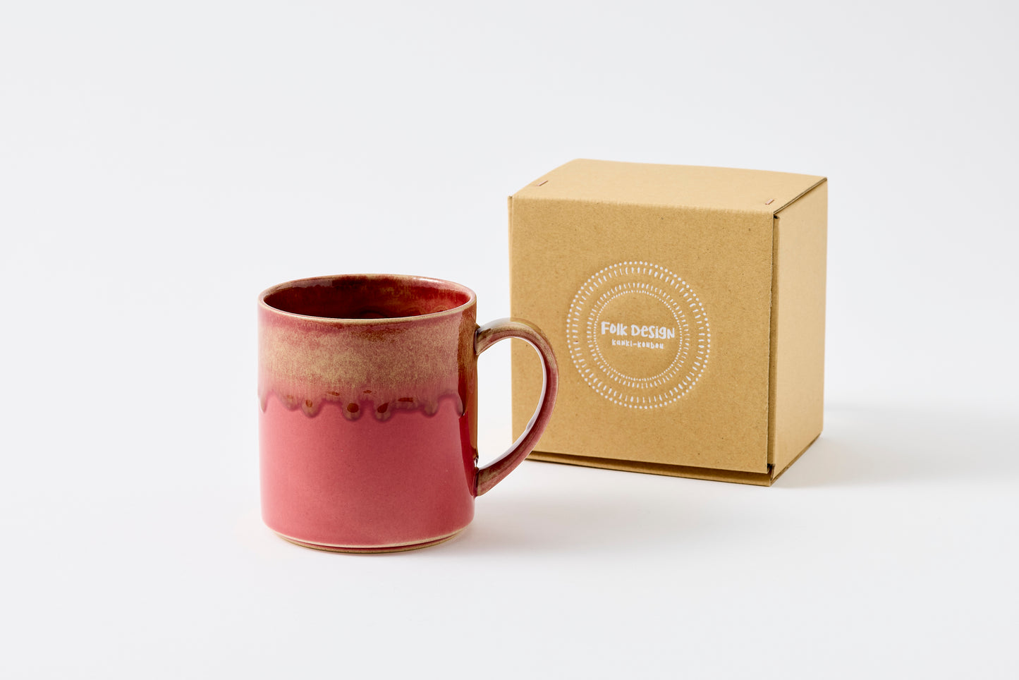 FD Edge Glaze Drip Tall Mug Hasami Porcelain