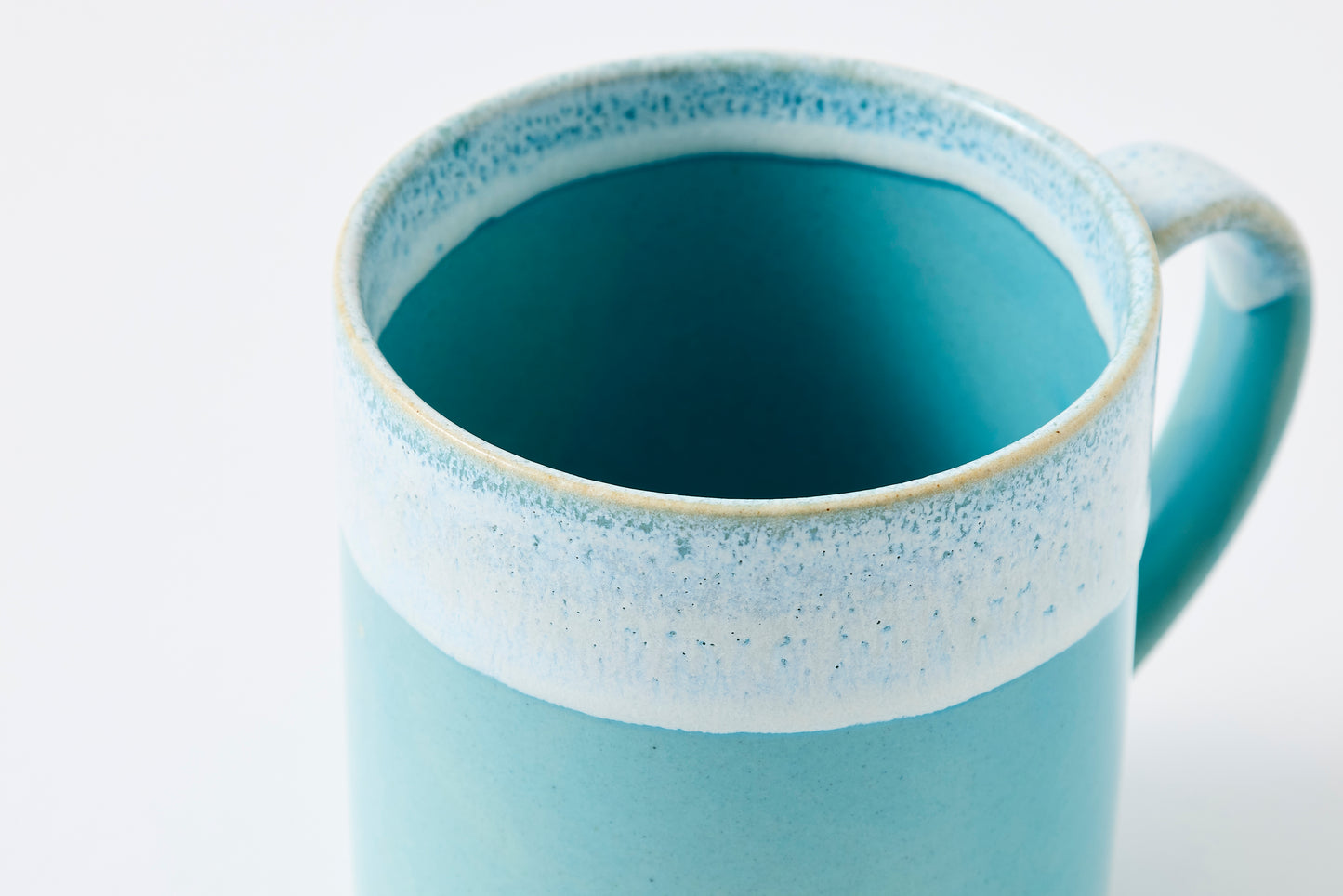 FD Blue Karatsu Drip Tall Mug Hasami Porcelain