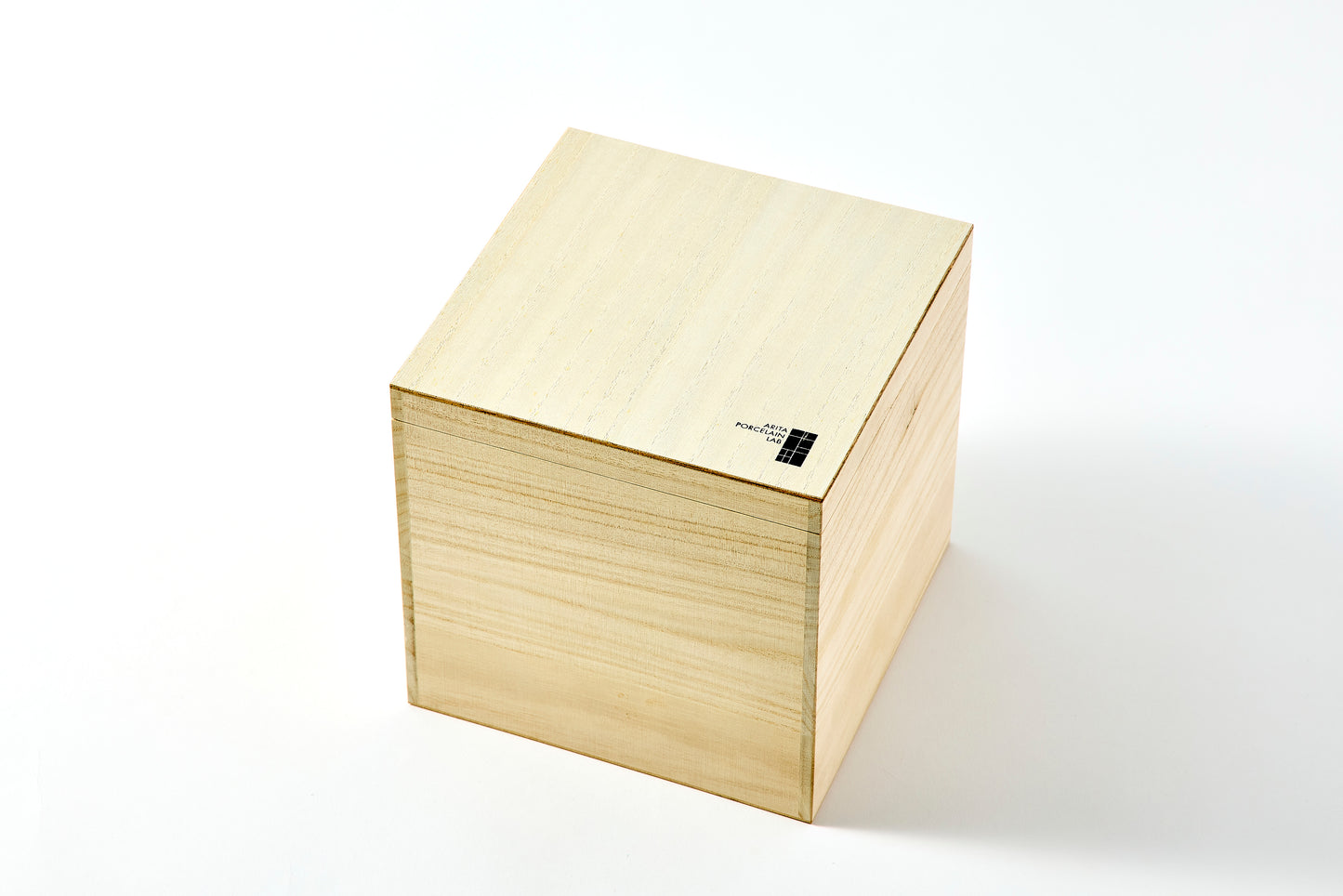 Cold Sake Cooler in Wooden Box - Seigaiha Dragon Design
