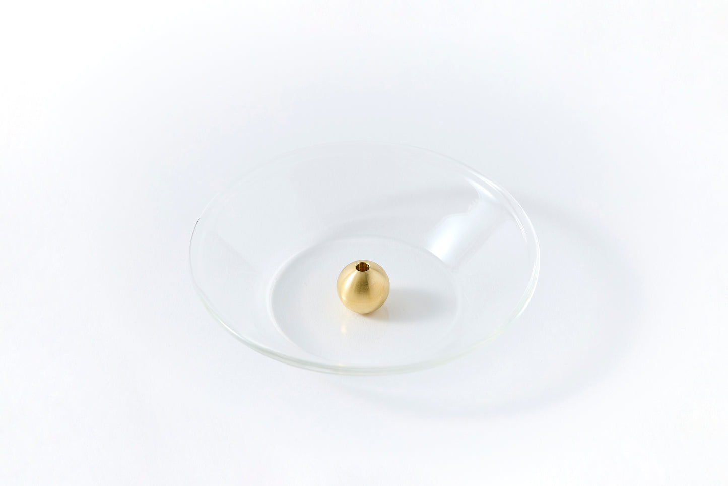 Brass Top Glass Plate Ball