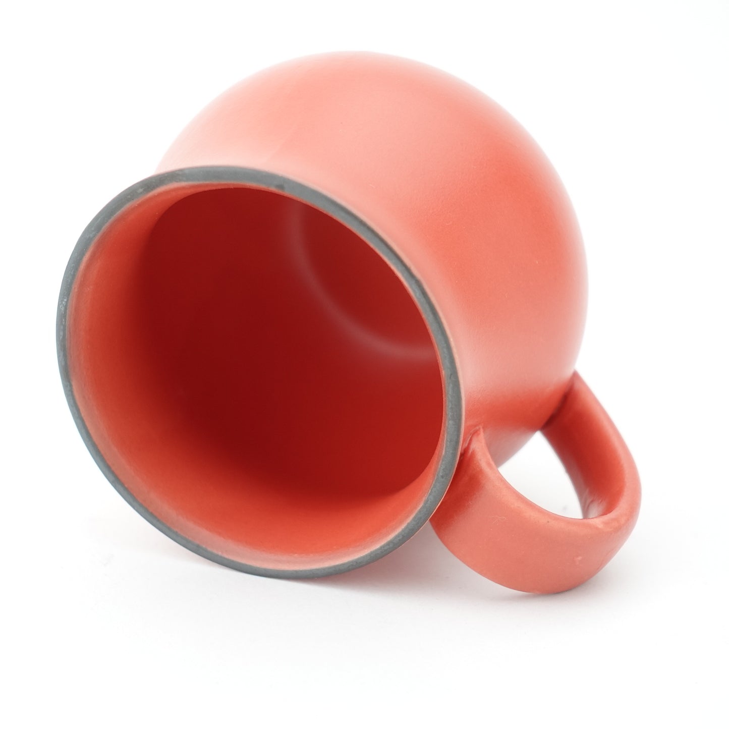 Rust Rim Matte Red Aroma Mug Hasami Porcelain