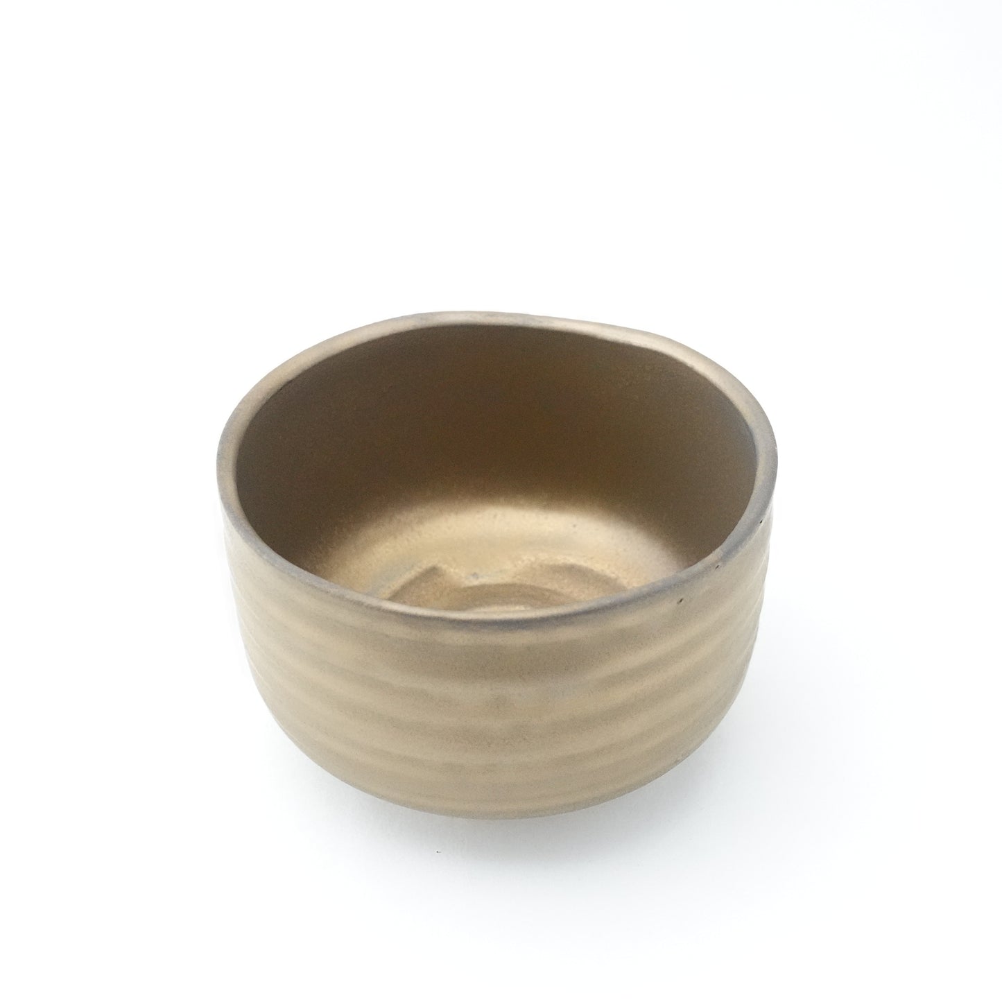 FD Gold Mud Glaze Nodate Matcha Bowl Hasami Porcelain