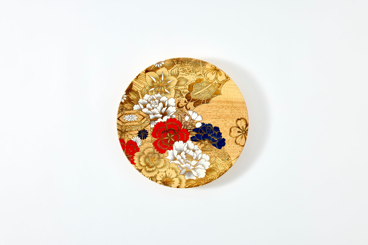 Decorative Plate – Kyo-Yuzen Pattern Collection: Sai