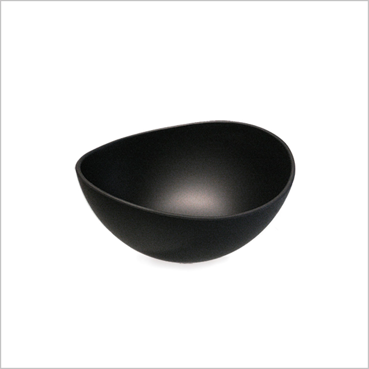 wave bowl / matte black