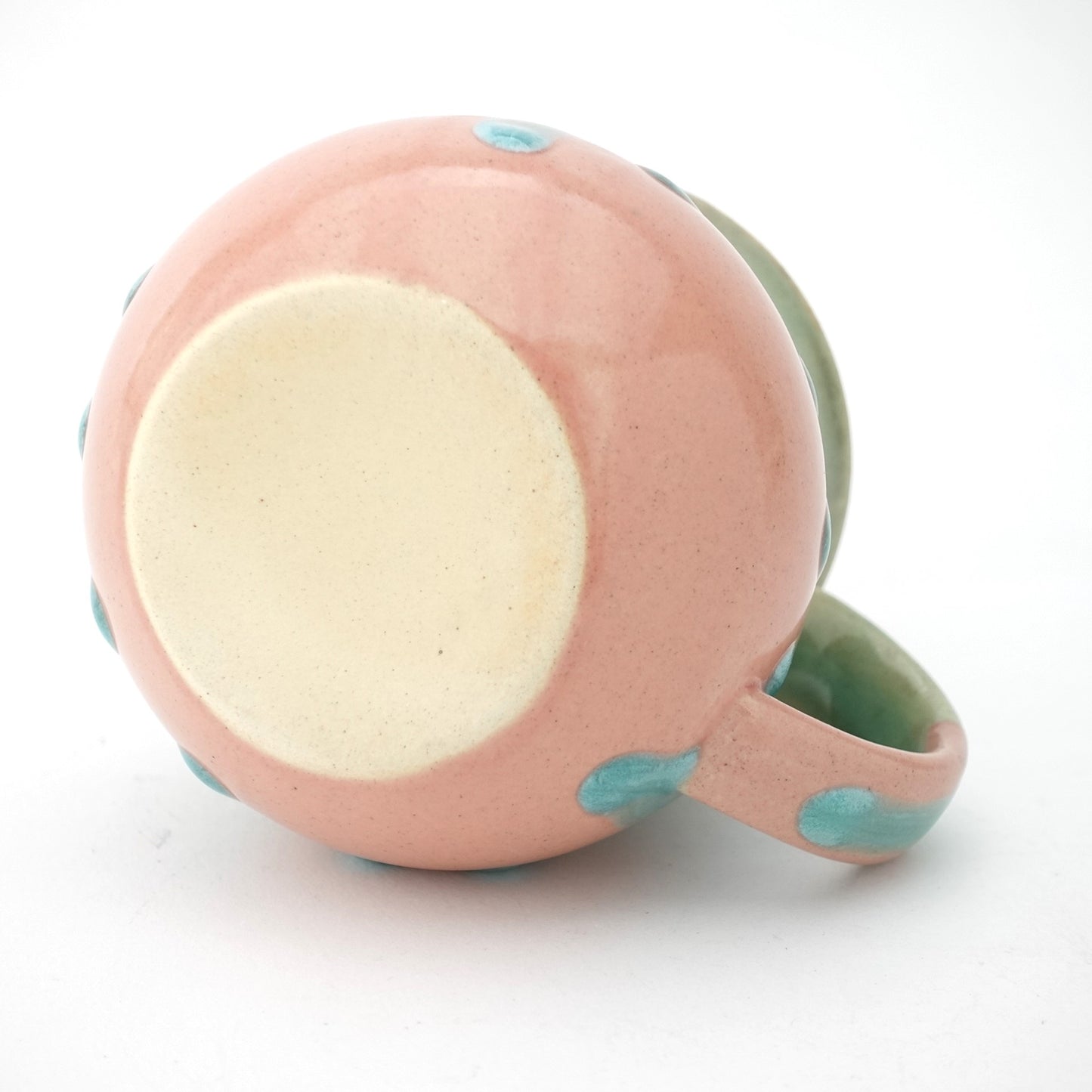 White Drip Glaze Pink Aroma Mug Hasami Porcelain