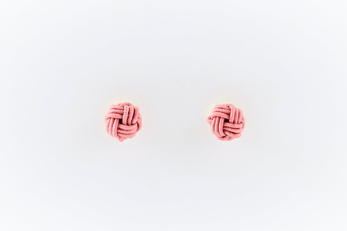 Musubi-dama | Post Pierced Earrings - Madder Red