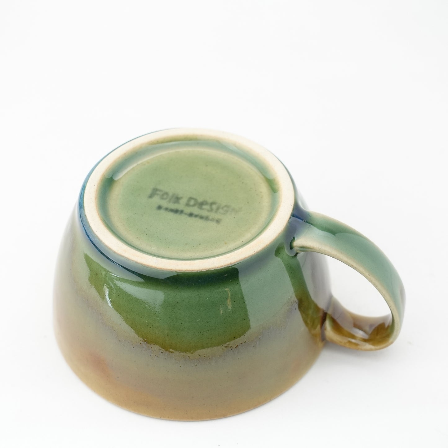 FD Amber Oribe Split Glaze Soup Mug Hasami Porcelain