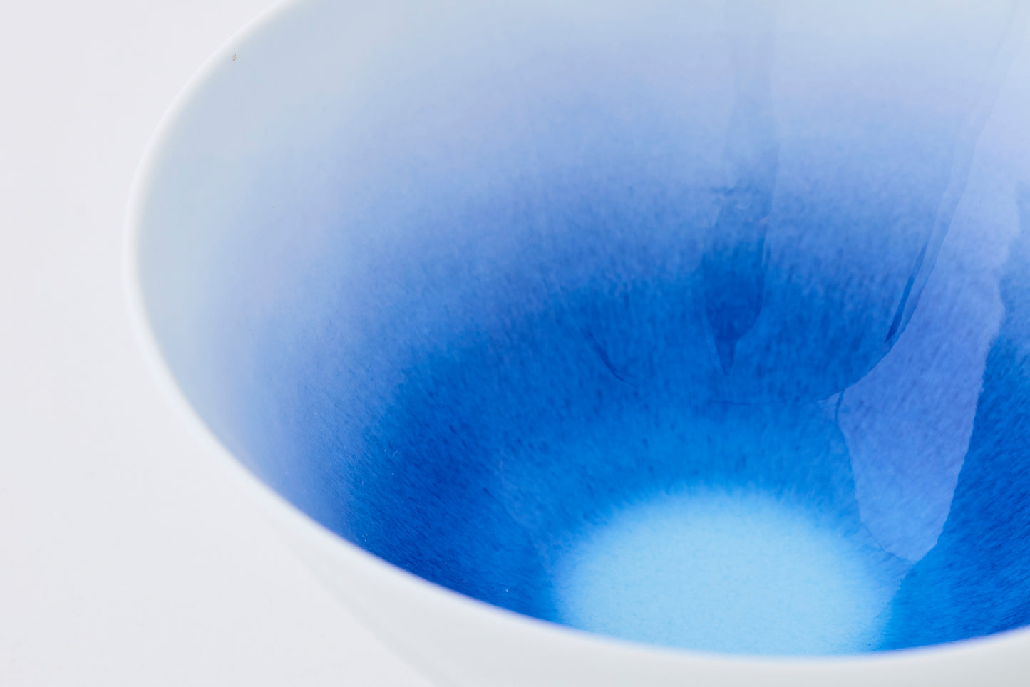 WANOKA Flower-Shaped Rice Bowl BL Arita Porcelain