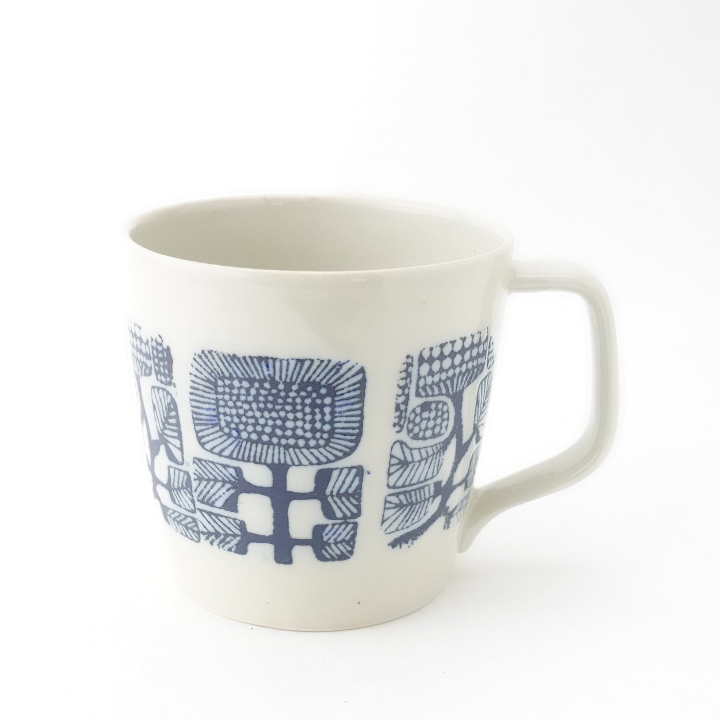 Inban AZTECA White Coffee Mug Hasami Porcelain