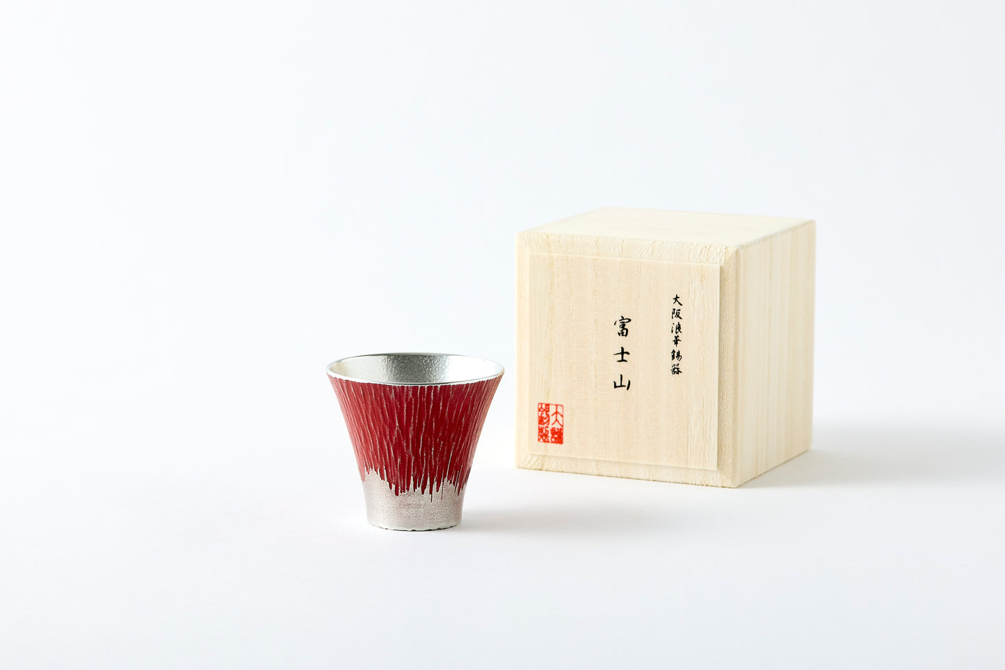 Mt. Fuji Sake Cup Red – 55ml